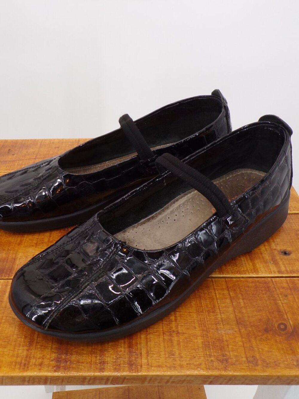 Arcopedico Black Leather Mary Jane Women's Shoe Size 41 US 10 - 10.5